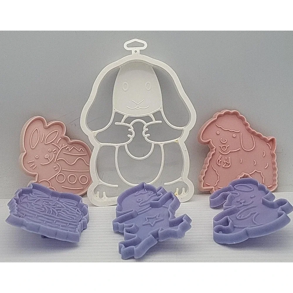 EASTER COOKIE CUTTERS- Lot Of‎ 6